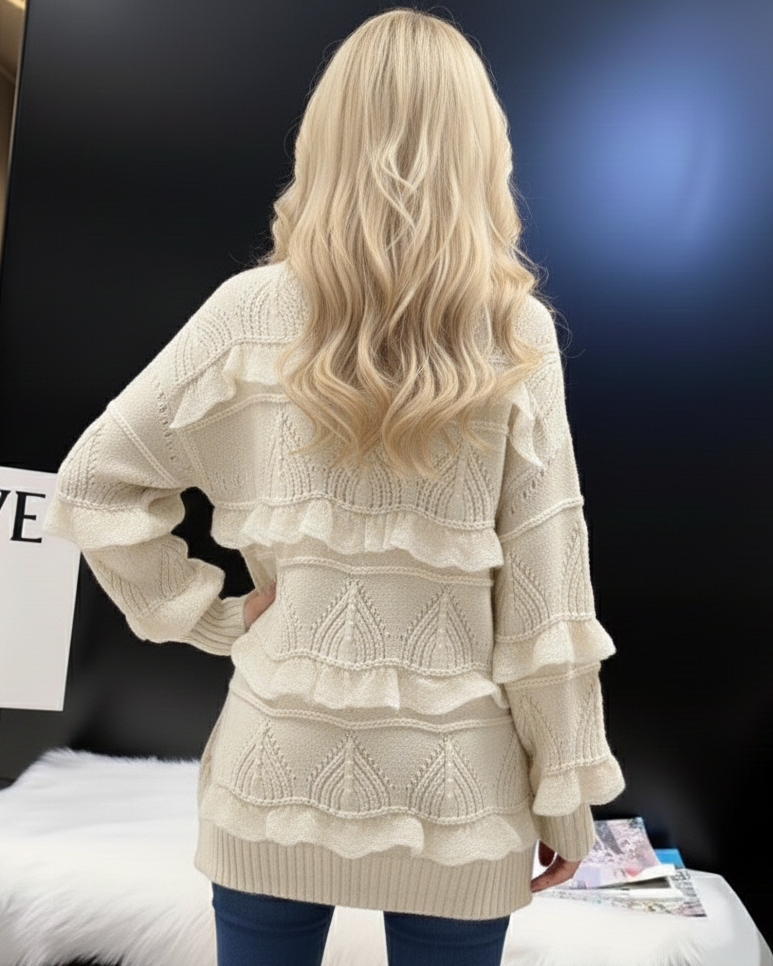 Ruby Ruffle Cardigan™