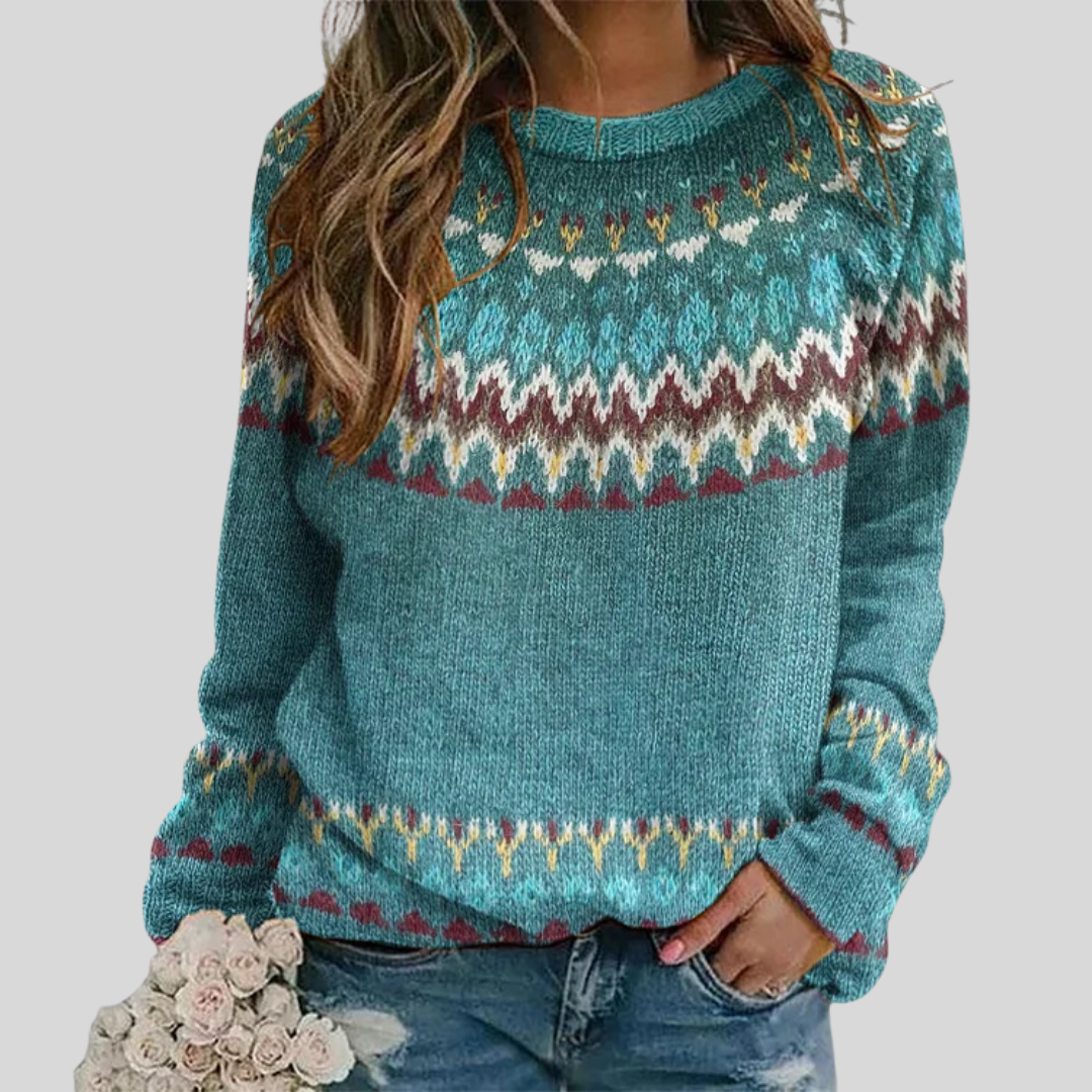 Bristol™ | Retro Wave Pattern Sweater