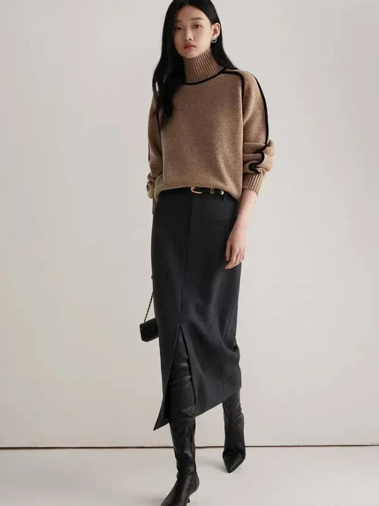 Corwynn London | Signature Cashmere Contrast Jumper
