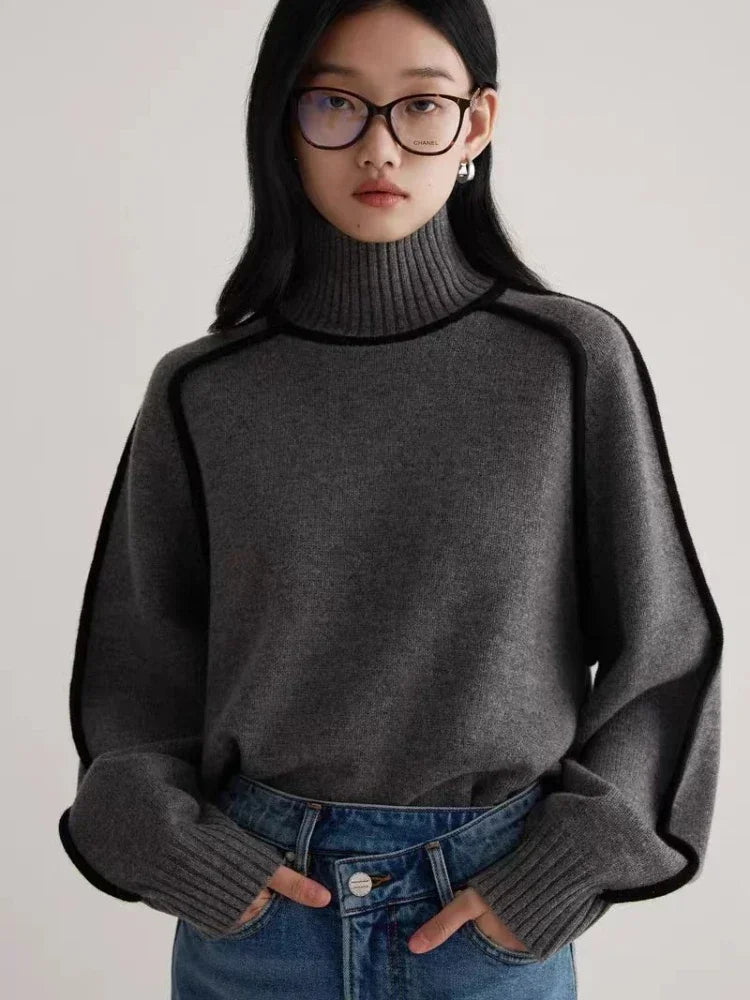 Corwynn London | Signature Cashmere Contrast Jumper