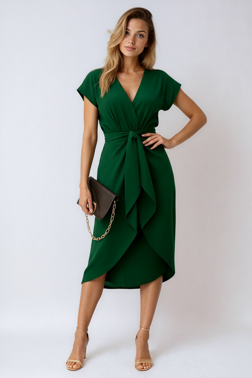 Serenya | Wrap Wedding Dress