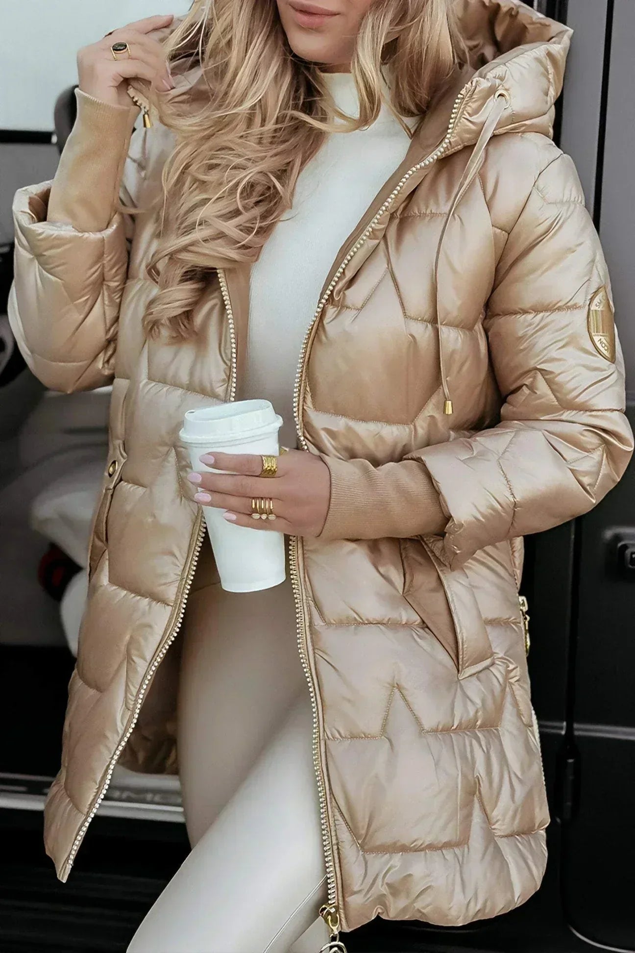 MILA | Long Quilted Jacket