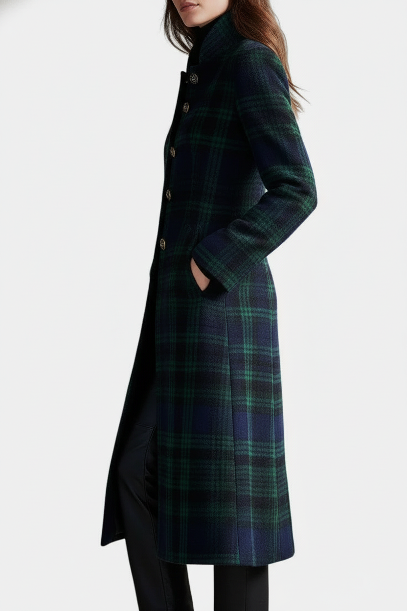 Mireille | Timeless Plaid Coat