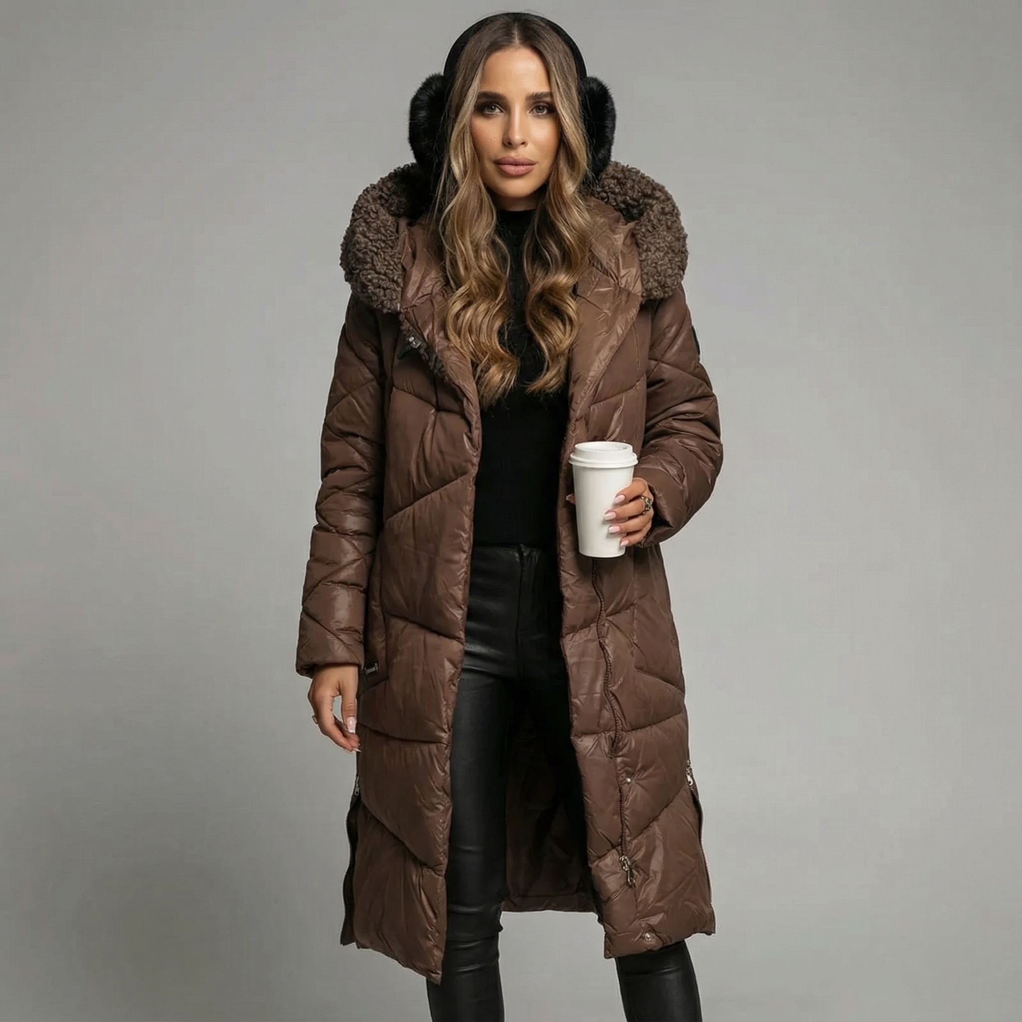 NAOMI | Longline Insulated Winter Coat