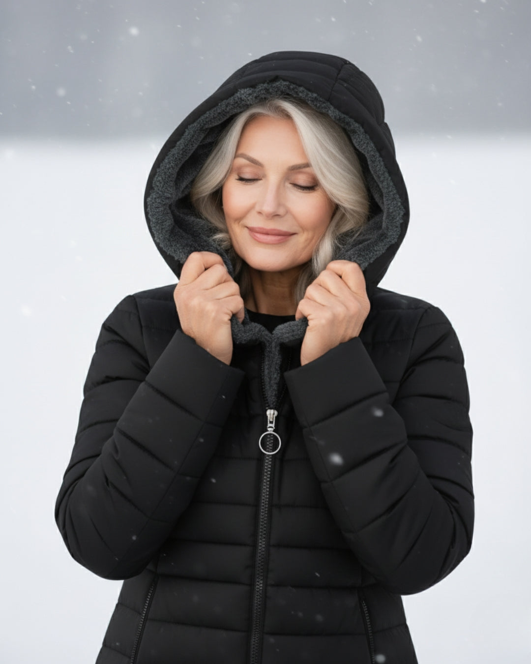 Amelia | Fleece-Lined Puffer Coat