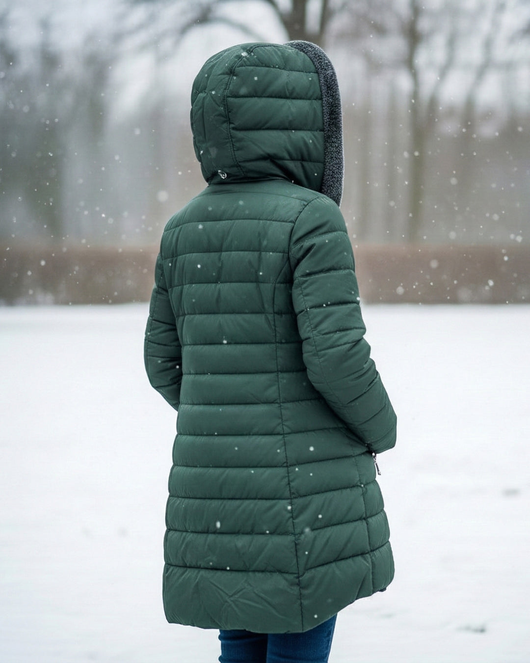 Amelia | Fleece-Lined Puffer Coat