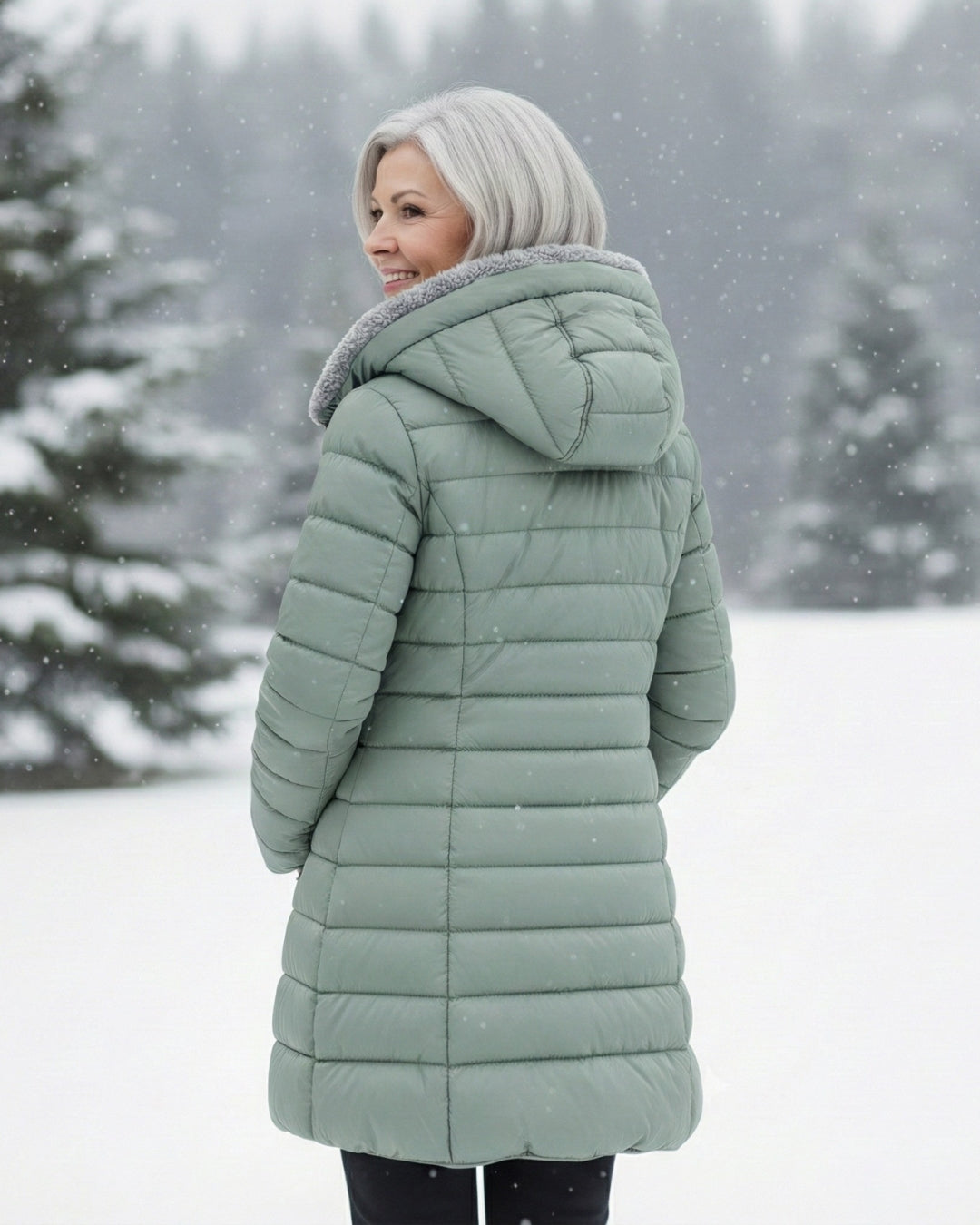 Amelia | Fleece-Lined Puffer Coat