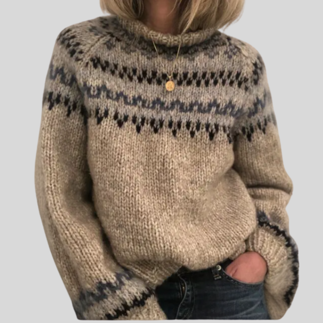 HELGA™ | Handcrafted Icelandic Knit Sweater